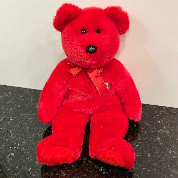 Vintage 2001 TY The Beanie Buddies Collection - Pierre the Bear Style 9604 - Picture 1 of 9